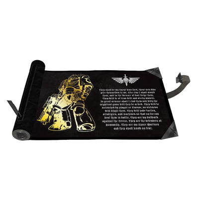 Ultra Pro Warhammer 40,000 Space Marines Adeptus Astartes Premium Foil Dice Scroll