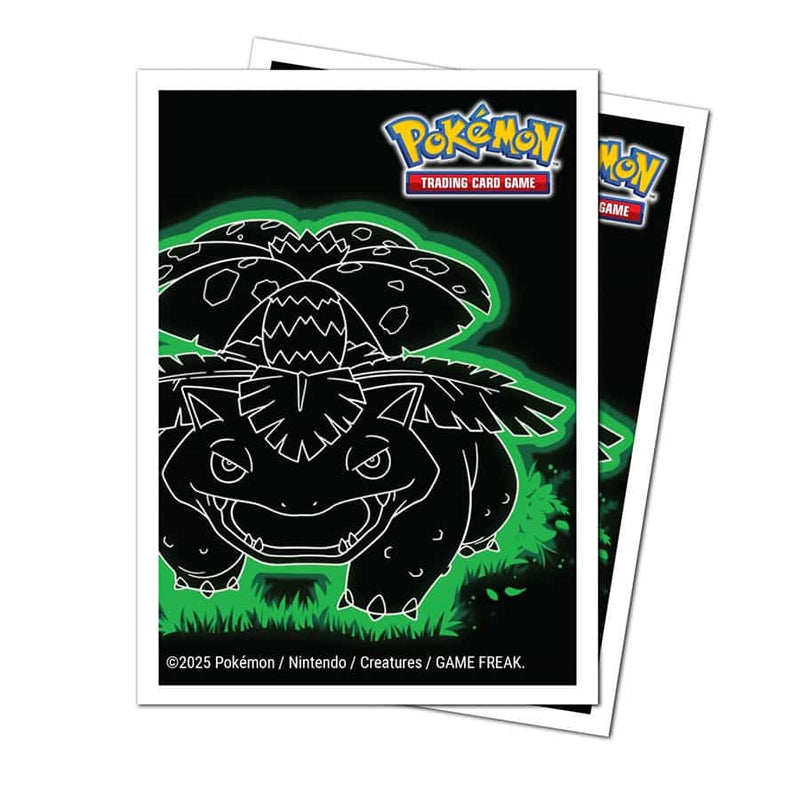 Ultra Pro Pokemon Neon Kanto Apex Deck Protector Sleeves - Venusaur (105 Count)