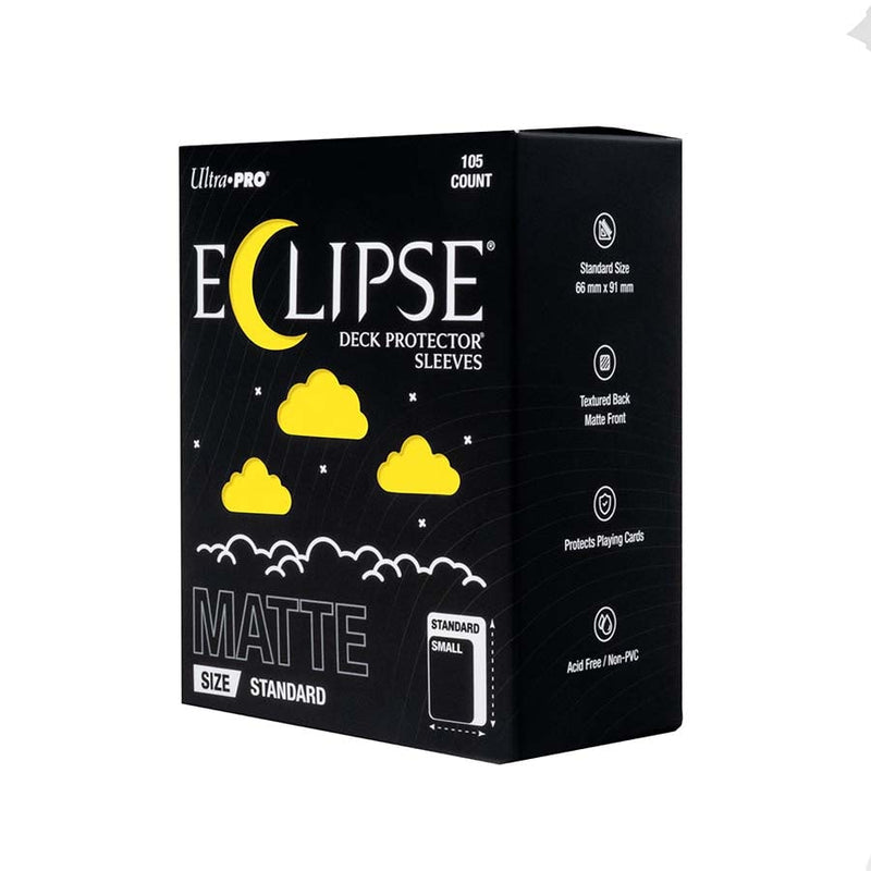 Ultra Pro Eclipse Matte Standard Deck Protector Sleeves (105 Count) - Lemon Yellow