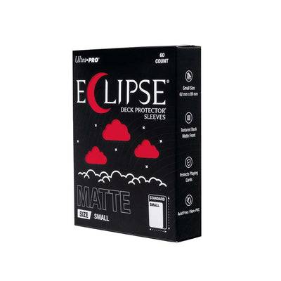Ultra Pro Eclipse Matte Small Deck Protector Sleeves (60 Count) - Apple Red