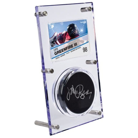 Ultra Pro Clear Puck and Card Flip Display - 35pt Acrylic
