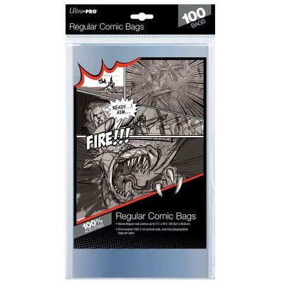 Ultra Pro Regular Comic Bags (100 Count)