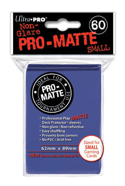 Ultra Pro Pro-Matte Small Deck Protector Sleeves (60 Count) - Blue