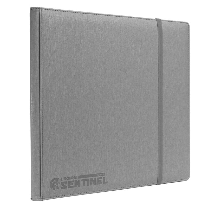Legion Supplies Sentinel 12-Pocket Premium Binder - Grey