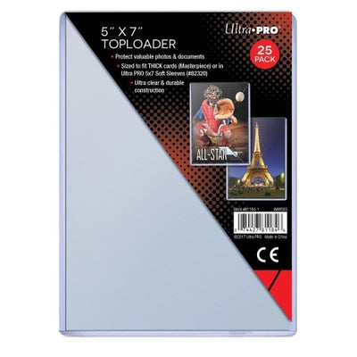 Ultra Pro 5x7 Rigid Toploaders (25 Count)