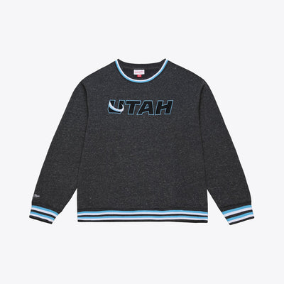Mitchell & Ness Utah Mammoth Charcoal Winning Streak Fleece Sweatshirt