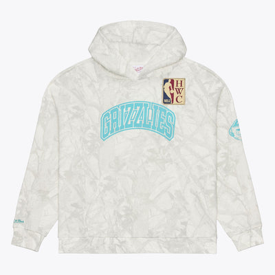 Mitchell & Ness Vancouver Grizzlies White Ghosted Hoodie