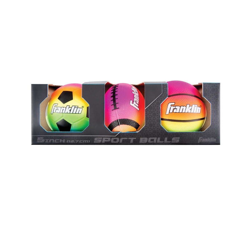 Franklin Sports Micro 5-Inch Vibe 3 Ball Set