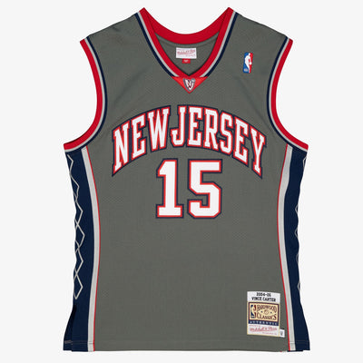 Mitchell & Ness Vince Carter New Jersey Nets 2004-05 Gray Authentic Jersey
