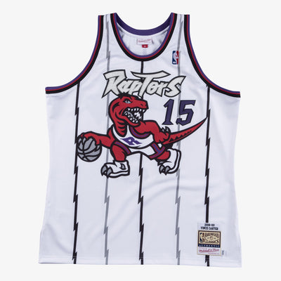 Mitchell & Ness Vince Carter Toronto Raptors 1998-99 White Authentic Jersey