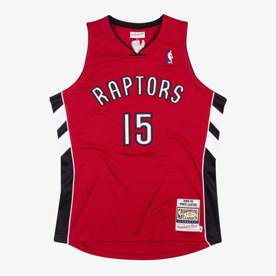 Mitchell & Ness Vince Carter Toronto Raptors 2003-04 Red Authentic Jersey