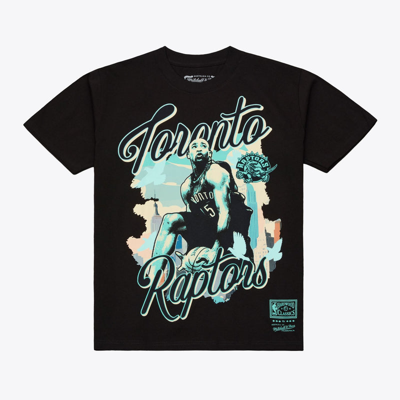 Mitchell & Ness Vince Carter Toronto Raptors Black In the City Player T-Shirt