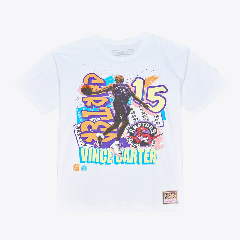 Mitchell & Ness Vince Carter Toronto Raptors White Bright Side Classic T-Shirt
