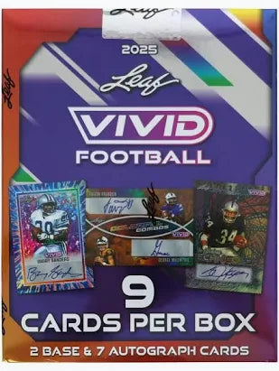 2025 Leaf Vivid Football Hobby Box