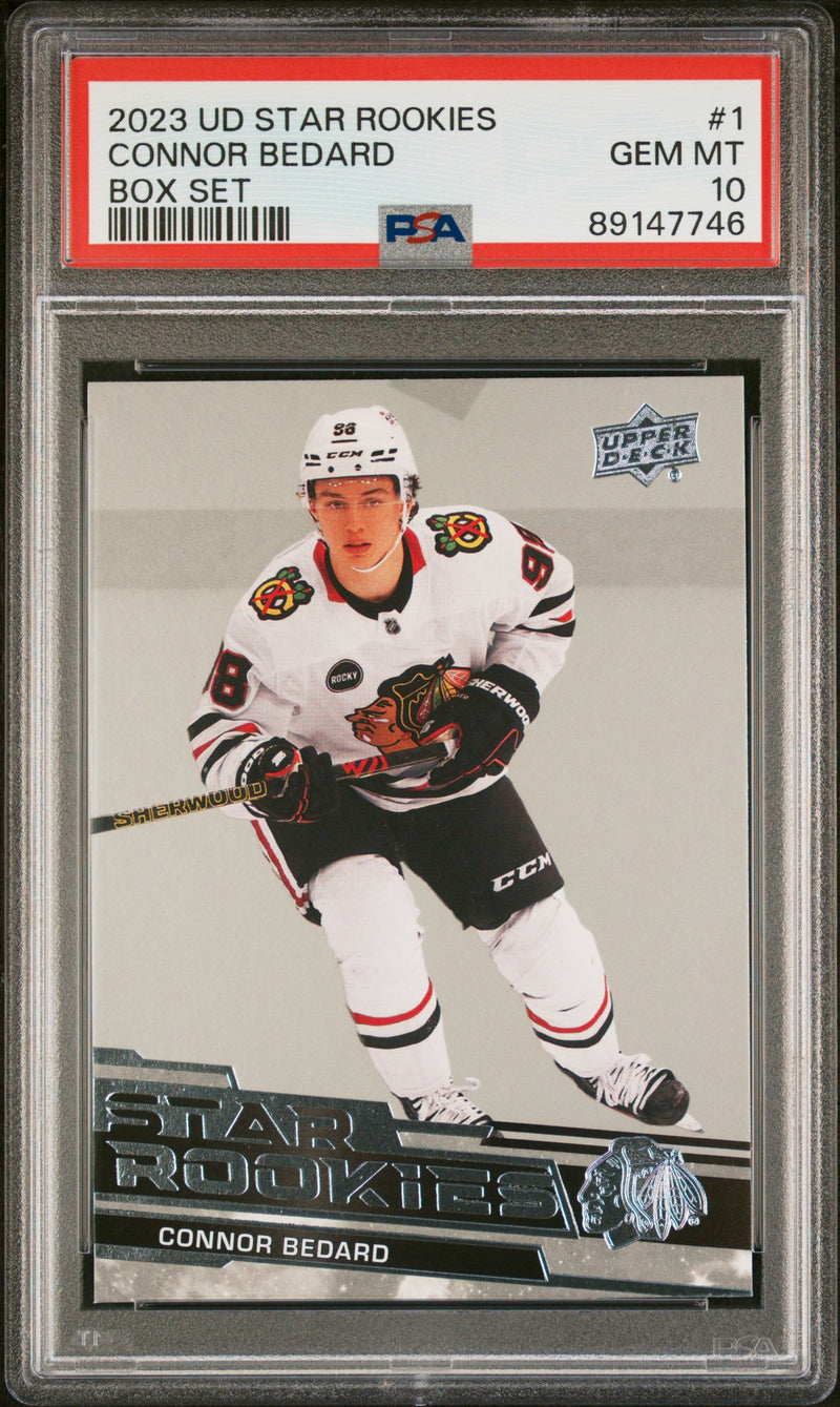 2023 Uper Deck Star Rookies Connor Bedard #1 PSA 10