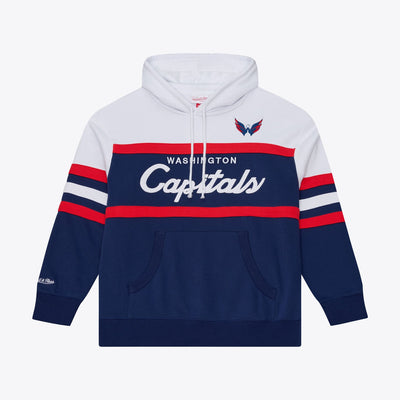 Mitchell & Ness Washington Capitals Navy Head Coach Hoodie