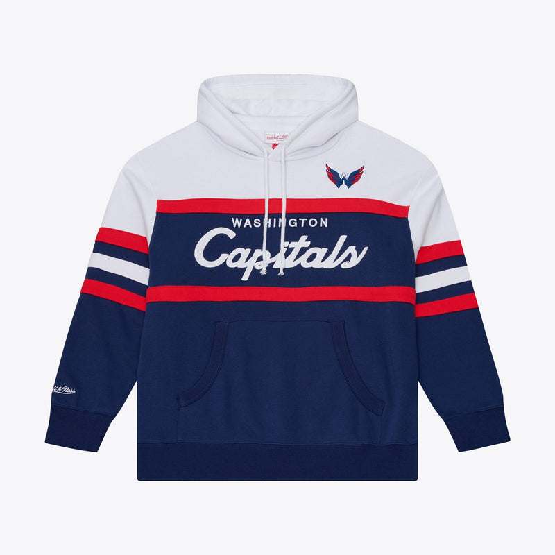 Mitchell & Ness Washington Capitals Navy Head Coach Hoodie