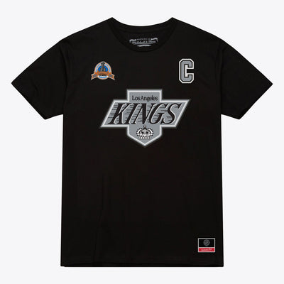 Mitchell & Ness Wayne Gretzky Los Angeles Kings Black Name & Number T-Shirt