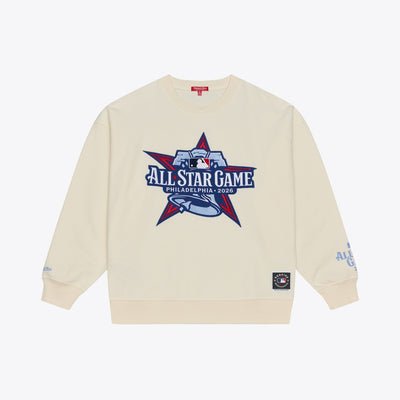 Mitchell & Ness Women's 2026 MLB All-Star Game Cream Lightweight Sweatshirt