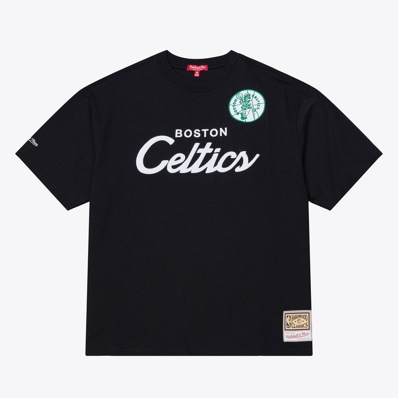 Mitchell & Ness Women's Boston Celtics Black Head Coach T-Shirt