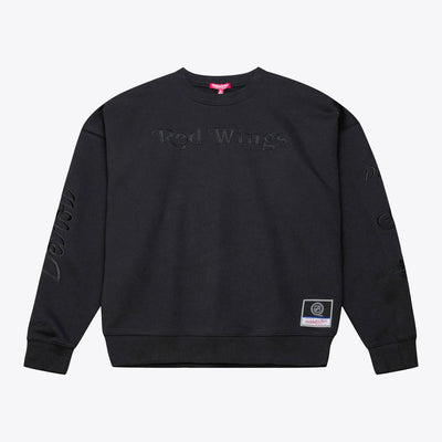 Mitchell & Ness Women's Detroit Red Wings Black Phantom Fleece Sweatshirt