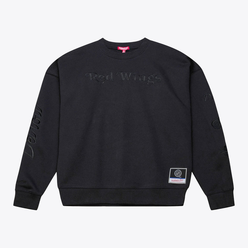 Mitchell & Ness Women's Detroit Red Wings Black Phantom Fleece Sweatshirt