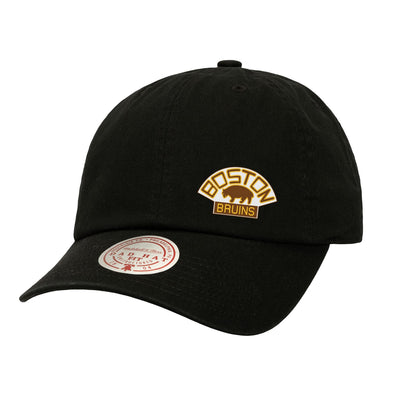 Boston Bruins Mitchell & Ness Women's Micro Lefty Adjustable Hat - Black