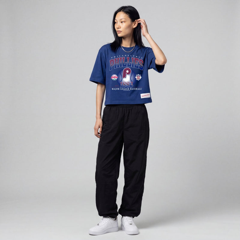 Philadelphia Phillies Mitchell & Ness Women's Street Graphics T-Shirt - Royal