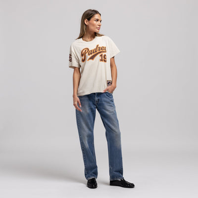 Tony Gwynn San Diego Padres Mitchell & Ness Women's Cooperstown Name & Number Throwback T-Shirt - Natural