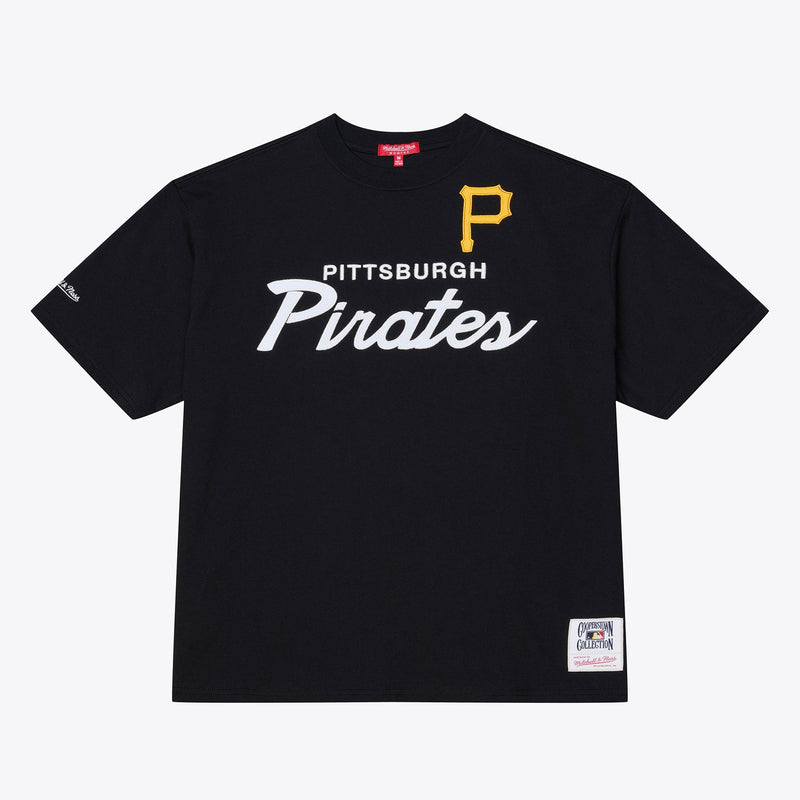 Mitchell & Ness Women's Pittsburgh Pirates Black Head Coach T-Shirt