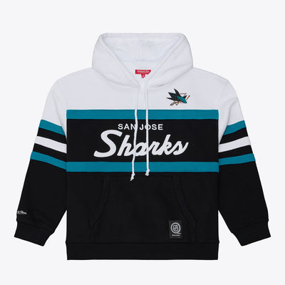 Mitchell & Ness Women's San Jose Sharks Black Head Coach Hoodie