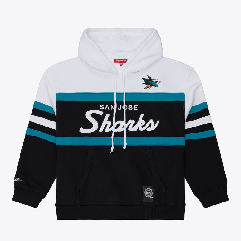 Mitchell & Ness Women's San Jose Sharks Black Head Coach Hoodie