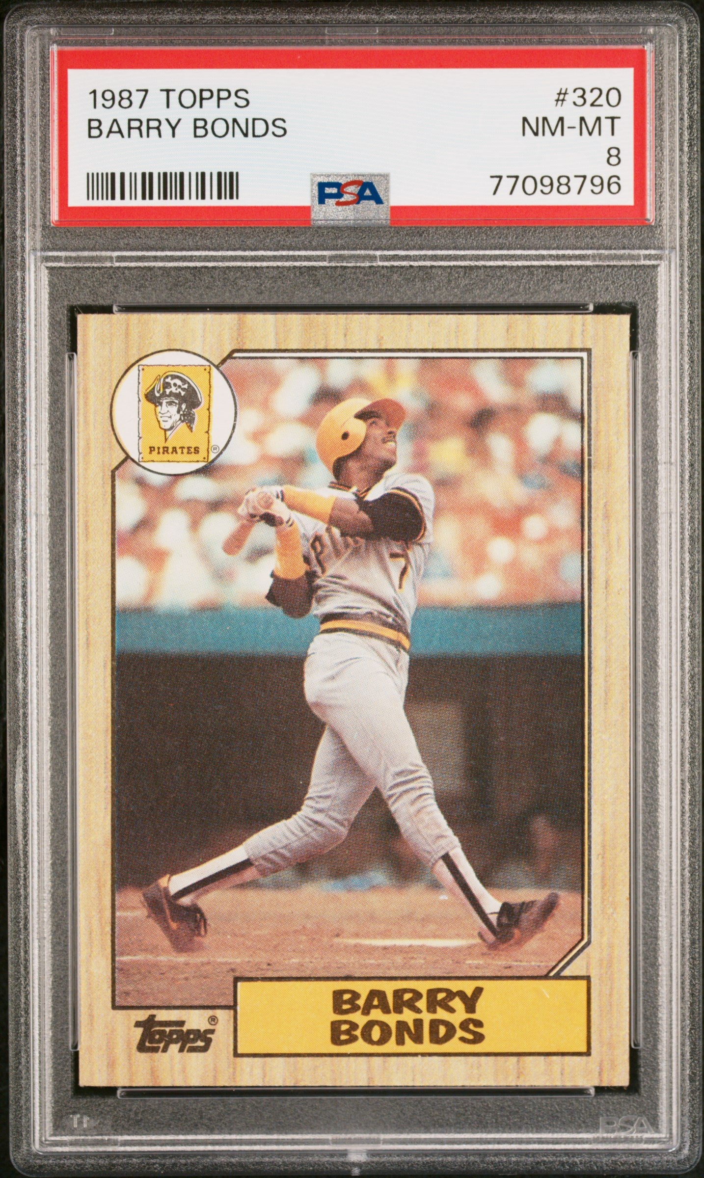 1987 Topps Barry Bonds #320 PSA 8