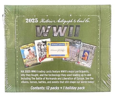2025 Historic Autographs World War II Hobby Box