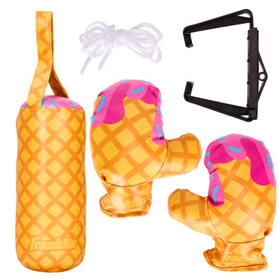 Franklin Sports Sugar Punch Mini Punching Bag & Glove Set